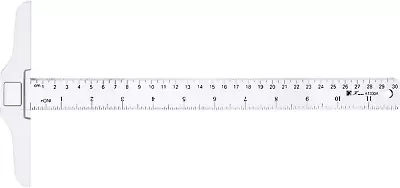 Pangda 12 Inch/ 30 Cm Junior T-Square Plastic Transparent T-Ruler For Drafting A • $10.10