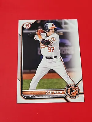 2022 Bowman Draft Paper Base BD-127 Coby Mayo - Baltimore Orioles • $1.60