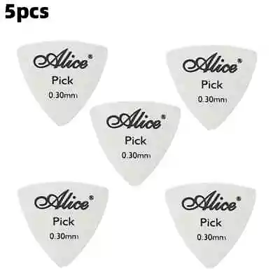 Alice 5 / 10 PCS 0.3mm Metal Guitar Picks Durable Stainless Steel Guitar Picks • $6.59