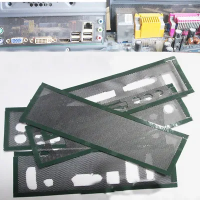 2x I/O Shield Without Any Opening Blank Backplate Baffle For All Motherboard DIY • £4.62
