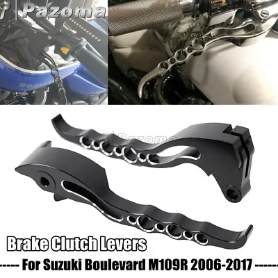 For Suzuki Boulevard M109R Black Brake Clutch Levers Left & Right 2009-2017 • $41.99