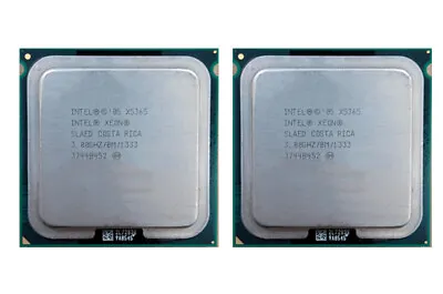 Matching Pair Intel Xeon X5365 SLAED CPU Quad-Core 3.0GHz 8M LGA 771 Processor • $51.01