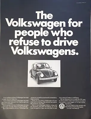 $15.23 • Buy 1968 Volkswagen Vtg Print Ad 10.5x13 Automatic Transmission Beetle VW Bug