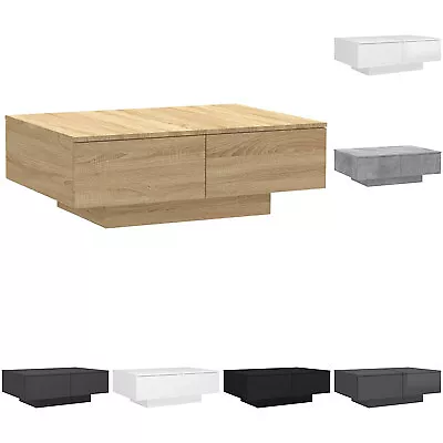 Coffee Table Storage Tables Drawers Shelf Entertainment Unit Stand VidaXL • $145.99