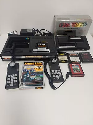 Vintage Cbs Coleco Vision And Expansion Module#1 Bundle Clean Tested & 4 Games • £320