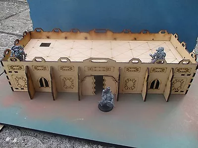 28mm Sci Fi Admin Block Fortified Scenery Models Laser Cut MDF 40K Infinity  • £12.99