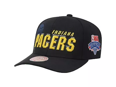 Mitchell & Ness Men's Cap NBA Draft Indiana Pacers Black HWC Pro Snapback Hat • $34.99