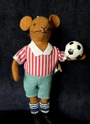 Heart Felts Midwest Of Cannon Falls SOCCER MOUSE 6  Felt Ornament • $29.99