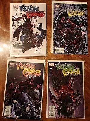 VENOM CARNAGE #1 2 3 4 MARVEL 2004 1ST PAT MULLIGAN TOXIN CRAIN & MILLIGAN Set  • $59.99