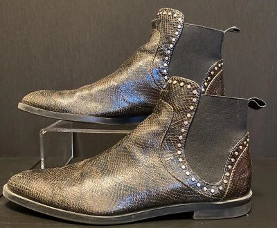 $13.99 • Buy Zara Sz 10 Women’s Animal Print Black Ankle Boots