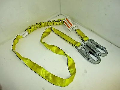 Miller 'MANYARD' 216WLS/6FTYL  Shock Absorbing Lanyard W/ Locking Snaps   • $22.47