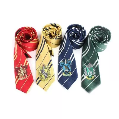 $8.99 • Buy Harry Potter Tie Gryffindor Slytherin Ravenclaw Hufflepuff Book Week Costume