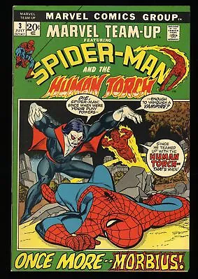 Marvel Team-up #3 NM 9.4 Morbius! Human Torch! Spider-Man! Marvel 1972 • $100