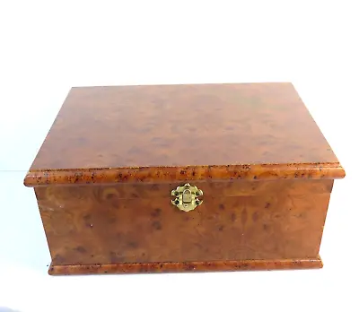 Vintage Kelermes Italy Burl Wood Cigar Humidor Box • $450