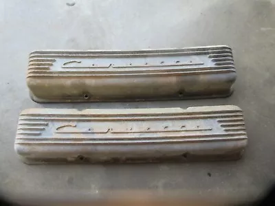 1967 Corvette L79 327/350 Aluminum Valve Covers GM NICE!! • $325