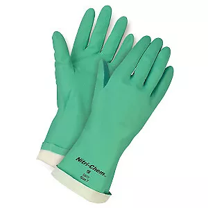 Memphis 5321 Gloves Green Nitri-Chem Flock Lined Size 11 (1 Pair) • $13.15