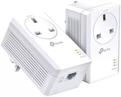 TP-Link AV1000 Gigabit Passthrough Powerline Starter Kit TL-PA7017P KIT • £64.33