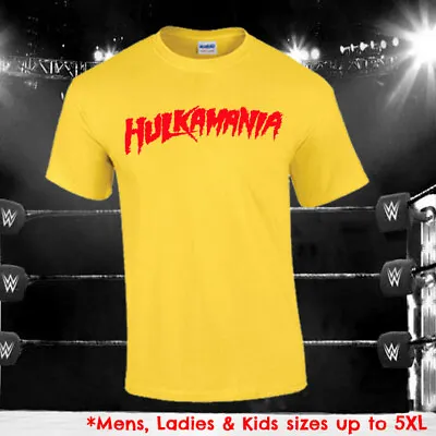 Hulkamania Fan T-shirt Unofficial Mens Ladies Kids Wrestling • £9.99