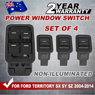 $34.45 • Buy For Ford Territory SX SY SZ Master +3 Single Power Window Switch Non-illuminated