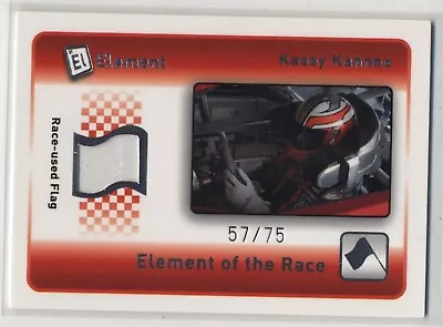 2009 Press Pass Element ERW-KK Kasey Kahne 57/75 Race Used Flag Of The Race • $9.99