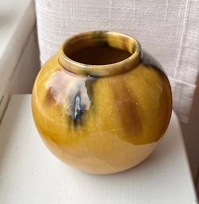 Stunning Yellow Bud Vase- Marked Vallauris? • £9.99