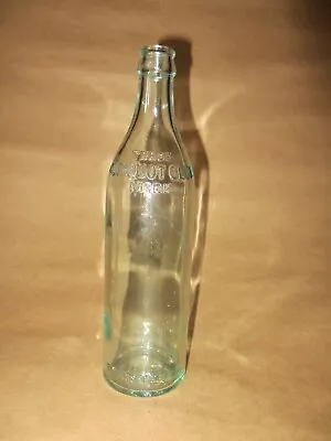 Vintage  CLICQUOT CLUB  TRADE MARK REGISTERED Embossed Soda Bottle Tall 10  • $4.50