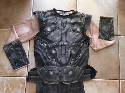 Rubies Marvel Avengers Infinity Wars THOR Fancy Dress Costume & Belt L 8-10 Yrs • £10.95