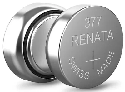 Renata 377 SR626SW Watch Battery SR66 AG4 LR626- Swiss Made-Fast & Free Delivery • £1.69