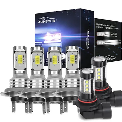 For Vw Jetta 2007-2012 2013 2014 Front LED Headlight Hi/Low Beam Fog Light Bulbs • $59.99