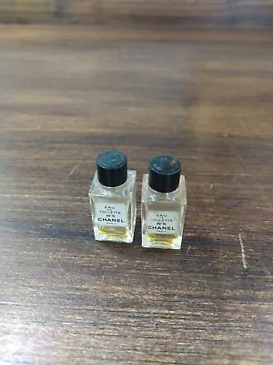 Vintage  Eau De Toilette No 5 Chanel 2 Miniature Bottles • $15