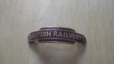 British Railways Totem Cap Badge Maker: J R Gaunt Redish Brown • £25