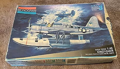 Monogram 1/48 Scale WW2 USN Kingfisher OS2U-3 Floatplane Model Kit • $17.95