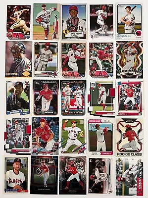 LA Angels 25 Card Rookie/Insert/Parallel+ Lot - OhtaniTroutAdellMoniak+ • $11.99