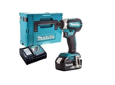 Makita DTD153Z 18V Brushless Impact Dr With 1 X 5.0Ah Battery  Charger & Case • £211