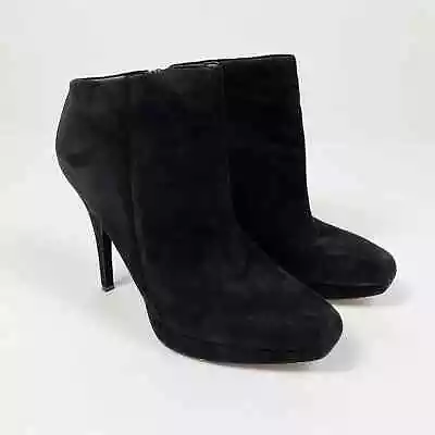 Via Spiga Black Suede Bootie 8 • $45