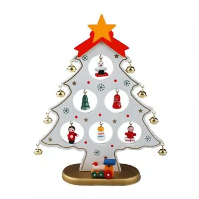 Diy Decor Wooden Christmas Tree Hanging Ornament Home Xmas Table Decoration YA • $14.83