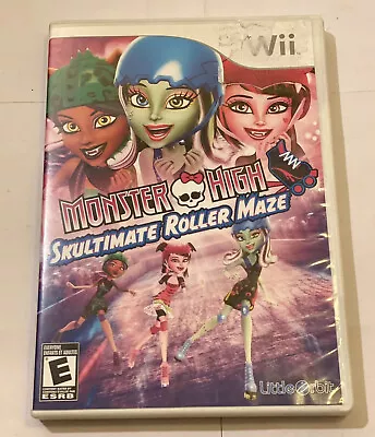 Monster High: Skultimate Roller Maze (Nintendo Wii 2012) CIB Complete W/ Manual • $6.99