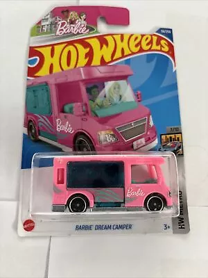 Hot Wheels 2022 Mainline Barbie Dream Camper Diecast Camper Van New • $3