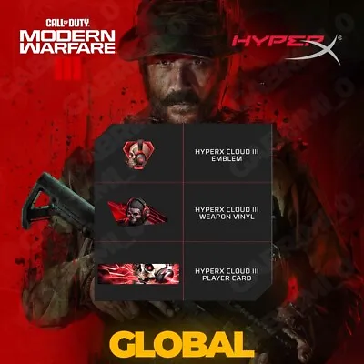 🔥Call Of Duty Modern Warfare III 3 MW3 HyperX Bundle GLOBAL🔥 • £15.59