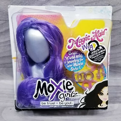 Moxie Girlz Wig Hair Fashion Magic Purple Jewelry Doll Girls Accesories NIB • $14.99