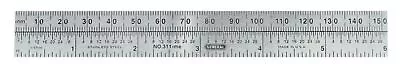 General Tools 311-ME Stainless Steel Precision Pocket Rule 3/4 W X 6 L In. • $9.34