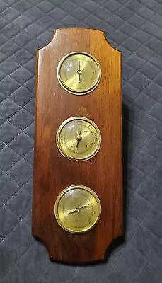Vintage Bulova Weather Station Three Thermometer Hygrometer  • $59.99
