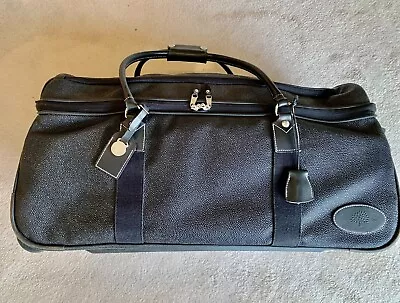 Travel In Style With This IMMACULATE MULBERRY SCOTCH GRAIN Wheeled Hold-all • £1200