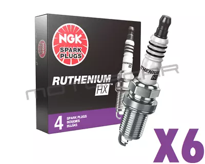 6x NGK Ruthenium HX 94279 Spark Plugs (FR6AHX-S) • $138.85