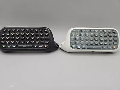 Chatpad Keypad OEM Microsoft White  & Black Lot Of 2 Xbox 360 Controller • $13.95