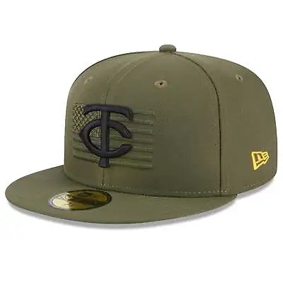 [60352776] Mens New Era MLB 5950 ARMED FORCES ON-FIELD FITTED - MINNESOTA TWINS • $34.99