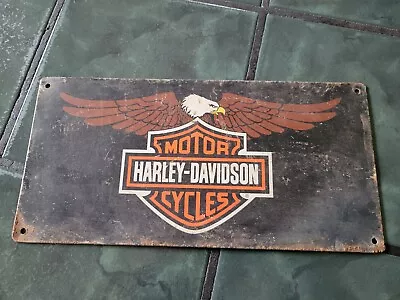 Vintage HARLEY DAVIDSON Dealer Metal Sign • $59.79