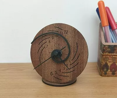 £48.46 • Buy Unique Spiral Desk Clock,Omega,Mathematical,Innovative Design,Sophisticated