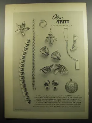 1952 Olga Tritt Jewelry Advertisement • $19.99