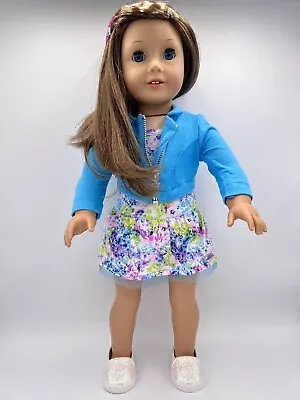 American Girl #23 Doll Retired Restrung Truly Me Pierced Ears Blue Eyes Brown Hr • $57.99